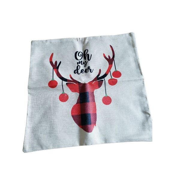 Oh My Deer Pillow Cover - Picture 1 of 4